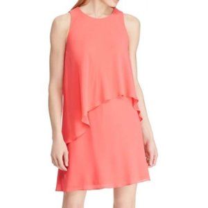 Ralph Lauren  Georgette Tiered Dress